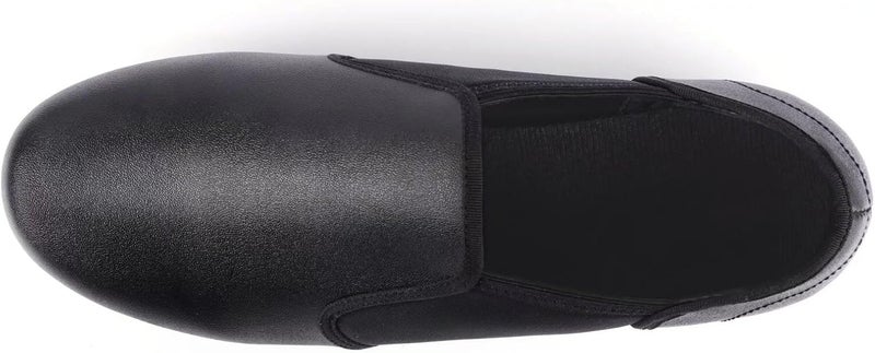 ARCLIBER Black Tap Shoes for Women and Men PU Leather Slip On Women Tap Dance Shoes - Image 5